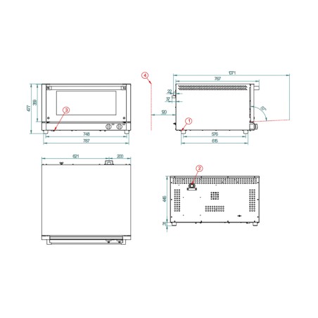 Horno Eléctrico de Panadería