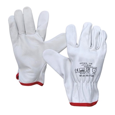 guantes de piel