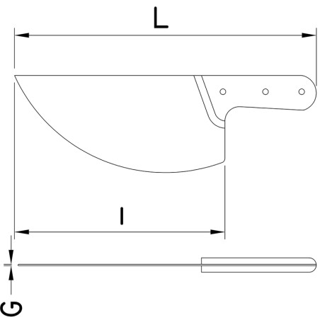 cuchillo para chuletas