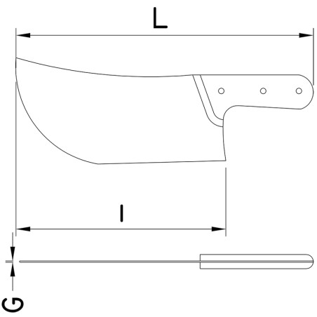 cuchillo esquinar